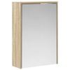vidaXL Badezimmerspiegelschrank Sonoma-Eiche 43 x 16 x 62,5 cm
