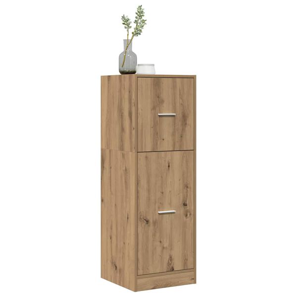 vidaXL Apothekerschrank Artisan-Eiche 40x41x118 cm Holzwerkstoff