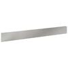 vidaXL Rasenkante 10 stk. 100 x 12 cm Stahl Silber