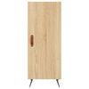vidaXL Highboard Sonoma-Eiche 34,5x34x180 cm Holzwerkstoff