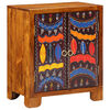 vidaXL Sideboard Mehrfarbig 50x35x60 cm Massivholz Akazie