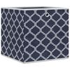 vidaXL Faltboxen 10 Stk. Blau 32x32x32 cm Vlies