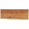 vidaXL Wandregal 80x30x2,5 cm Rechteckig Massivholz Akazie Baumkante