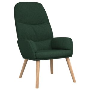 vidaXL Relaxsessel Dunkelgr&uuml;n Stoff