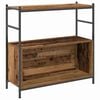 vidaXL B&uuml;cherregal 80 x 30 x 78,5 cm Holzwerkstoff Ger&auml;ucherte Eiche