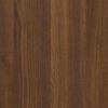 vidaXL Schuhregal Braun Eichen-Optik 102x36x60 cm Holzwerkstoff