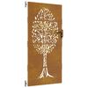 vidaXL Gartentor 85 x 175 cm Pulverbeschichteter Stahl Abschlie&szlig;bar