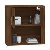 vidaXL Wandschrank Braun Eichen-Optik 80x33x80 cm Holzwerkstoff