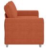 vidaXL Zweisitzer-Sofa Rot Orange 180x77x82 cm Cordstoff