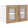vidaXL H&auml;ngeschrank mit T&uuml;r Riga 2 pcs Artisan-Eiche 60 x 31 x 40 cm