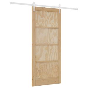 vidaXL Schiebet&uuml;r ORKDAL 86 x 198,5 cm Massives Kiefernholz