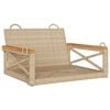 vidaXL H&auml;ngesessel Beige 63x62x40 cm Poly Rattan