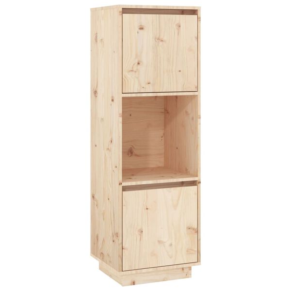 vidaXL Highboard 38x35x117 cm Massivholz Kiefer
