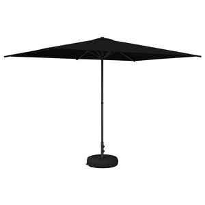 vidaXL Garten-Schirm mit Fu&szlig; 200 x 300 cm Polyester Rechtwinklig