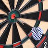 vidaXL Elektrische Dartscheibe mit Darts Schwarz Polypropylen