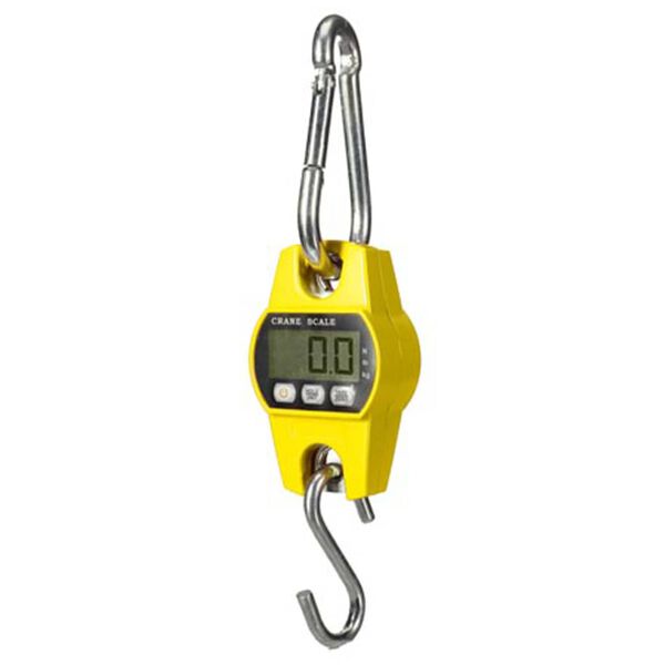 Perel Digitale Schwerlast-H&auml;ngewaage 300 kg Gelb