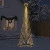 vidaXL LED Weihnachtsbaum 495 LEDs Warmweiß 300,5 cm