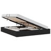 vidaXL Ottoman Bettgestell mit Speicher Schwarz 180 x 200 cm Stoff