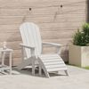 vidaXL Adirondack-Stuhl Weiß 74 x 82 x 92 cm HDPE