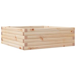 vidaXL Pflanzk&uuml;bel 70x70x23 cm Massivholz Kiefer