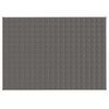 vidaXL Gewichtsdecke Grau 140x200 cm 6 kg Stoff
