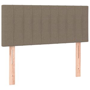 vidaXL Kopfteil Taupe 90x5x78/88 cm Stoff