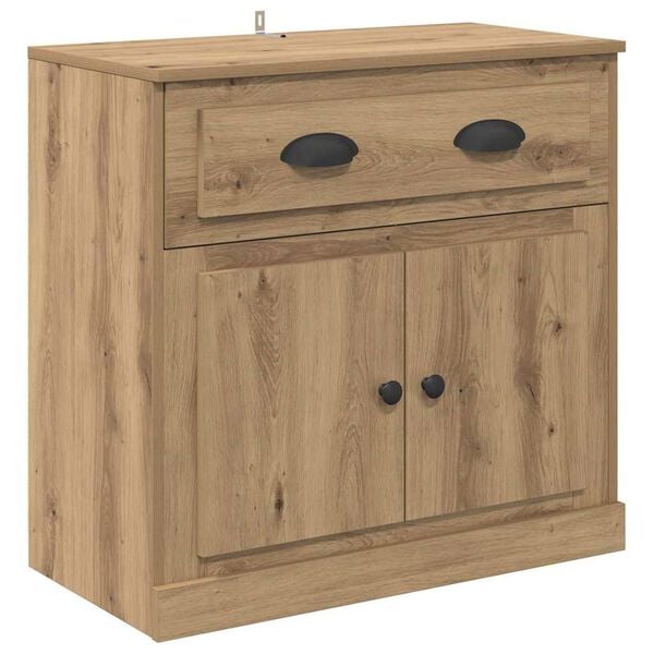 vidaXL Highboard Artisan-Eiche 70 x 35,5 x 67,5 cm Holzwerkstoff