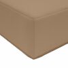 vidaXL Sitzkissen f&uuml;r Outdoor Taupe 40 x 40 x 8 cm 100 % Polyester