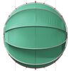 vidaXL Pool-Dome Gr&uuml;n 405 x 405 x 192 cm