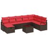 vidaXL Sofa Set 5 stk. Poly-Rattan