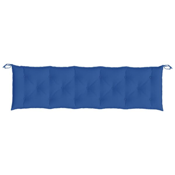 vidaXL Gartenbank-Auflage Blau 180x50x7 cm Oxford-Gewebe