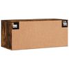 vidaXL Wandschrank R&auml;uchereiche 80x36,5x35 cm Holzwerkstoff