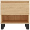 vidaXL Couchtische 2 Stk. Sonoma-Eiche 50x46x50 cm Holzwerkstoff