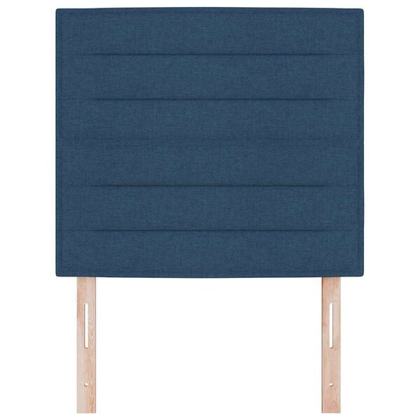 vidaXL Kopfteil Blau 100 cm Stoff