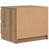 vidaXL Nachttische 2 Stk. Artisan-Eiche 50x40x43,5 cm Holzwerkstoff