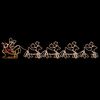 vidaXL Weihnachtsbeleuchtung 4 XXL-Rentiere Schlitten 1548 LEDs 500x80