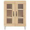 vidaXL Highboard Sonoma-Eiche 69,5x34x180 cm Holzwerkstoff