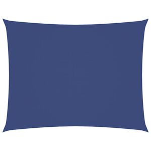 vidaXL Sonnensegel Oxford-Gewebe Rechteckig 6x7 m Blau