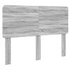 vidaXL Bettrahmen Graues Sonoma 140 x 190 cm Massives Kiefernholz