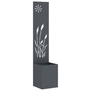 vidaXL Garten Sichtschutz-Leinwand Anthrazit 32 x 150 cm