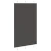 vidaXL Plissee Schwarz 115x200 cm Stoffbreite 114,4 cm Polyester