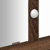 vidaXL Schminktisch mit Speicher Braun 100 x 41 x 140 cm Holzwerkstoff