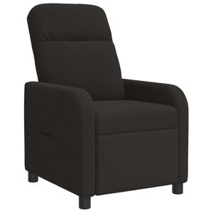 vidaXL Liegesessel Schwarz Boucl&eacute;