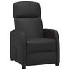 vidaXL Relaxsessel Schwarz Kunstleder