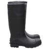 vidaXL Gummistiefel Schwarz Gr&ouml;&szlig;e 43 PVC
