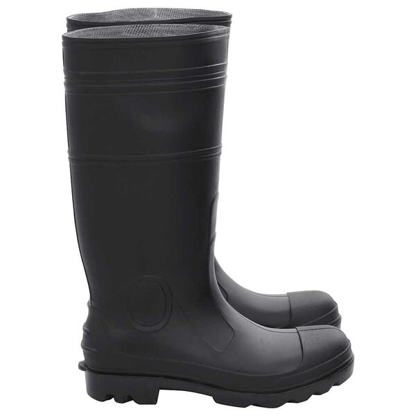 vidaXL Gummistiefel Schwarz Gr&ouml;&szlig;e 43 PVC
