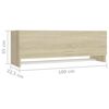 vidaXL Kleiderschrank Sonoma-Eiche 100x32,5x35 cm Holzwerkstoff