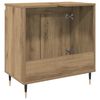 vidaXL Badschrank Artisan-Eiche 58x33x60 cm Holzwerkstoff
