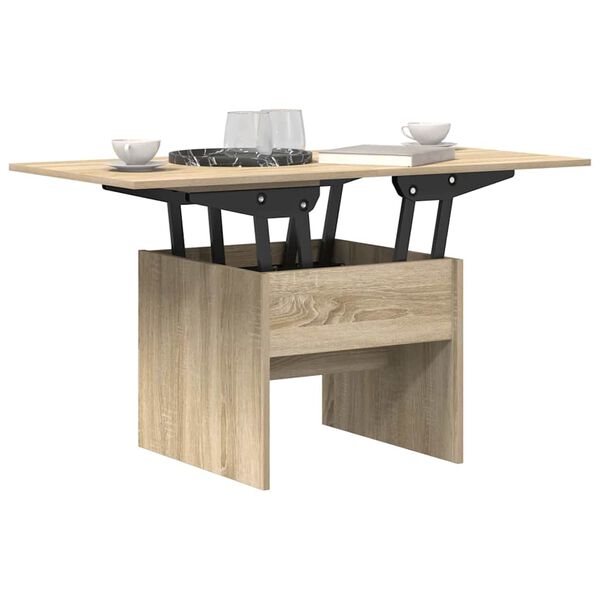 vidaXL Couchtisch Sonoma-Eiche 55 x 54,5 x 45 cm Holzwerkstoff