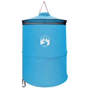 vidaXL Pop-up Toilette Zelt mit Aufh&auml;ngeseil 97 x 126 cm Blau